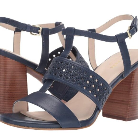 Cole Haan Cherie Women s Grand Block Sandals - BlueNavy 8.5B - Picture 7 of 7
